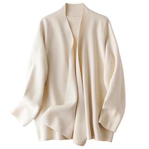 雀说大码蝙蝠袖宽松遮肉外套毛衣时尚休闲韩系慵懒针织衫大衣AL6925 商品图4