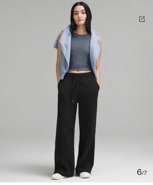 LULU 女士秋冬神裤加绒阔腿裤 Z-15677 商品图4