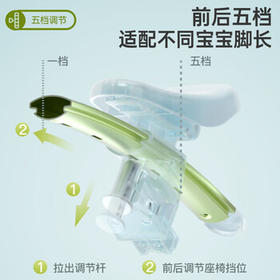 酷骑儿童三轮车K3脚踏车1-4岁遛娃神器可折叠手推车1车5用周岁礼物