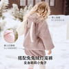【宝宝服饰】嫚熙童装儿童冬季保暖外套女童连帽2025新款女宝百搭可爱毛绒上衣 商品缩略图3
