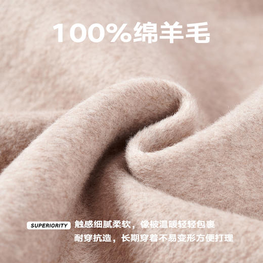 NPC潮牌100%绵羊毛仿【猫眼石】纽扣毛呢外套男静奢风秋NP58WC29 商品图4