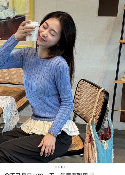 韩国订单rl麻花毛衣101504 商品图3