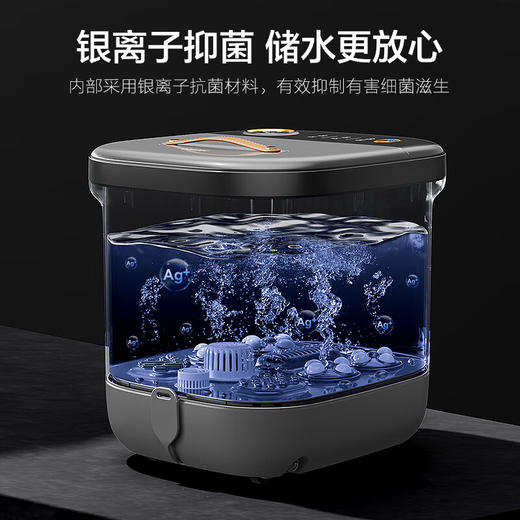 海尔泡脚桶杀菌足浴盆加热自动转盘按摩洗脚盆泡脚盆泡恒温小腿按摩盘送男女朋友父亲母亲实用礼物 【自动按摩+可拆卸按摩盘】HQY-J311H 商品图2