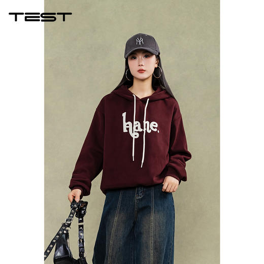 冬上新慵懒随性设计显活力轻松连帽卫衣1254096 商品图0