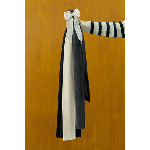 【商场同款】诗凡黎圆领套头针织衫2024冬新款修身女3FA533221R 商品图1