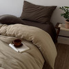 【纯色款/混色款皱皱纱四件套】全棉色织提花四件套A类双拼提花床品文艺北欧双人新 商品缩略图12