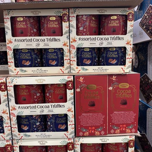 到手价245元 Truffettes铁罐礼盒松露巧克力200g*4罐 美国代购，无中文标签，介意慎拍 商品图7