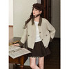 鹿向南「丁香絮语」高级卡其色短外套女秋季新款气质法式开衫上衣L57923 商品缩略图2