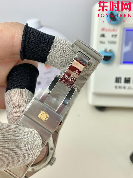 欧米茄 VS第四代星座系列 格子面金针 男士腕表 丹东8500一体机 表径38mm 商品图4