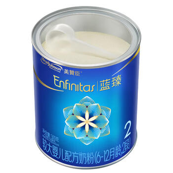 美赞臣蓝臻 较大婴儿配方奶粉 2段（6-12月）300g*1罐 乳铁蛋白 DHA 商品图0