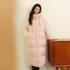 【严选】孟子义代言诗凡黎粉色连帽安心羽绒服2025冬新款防寒长款保暖外套7GA180081 商品缩略图4