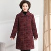 妈妈中长款灯芯绒碎花棉衣女冬季棉袄中老年保暖棉服纯棉加厚外套 商品缩略图1