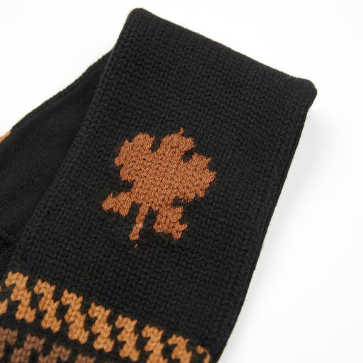 ROMI STUDIO“温暖优雅”美利奴羊毛针织复古像素风围巾 RWCWPU6732 商品图4