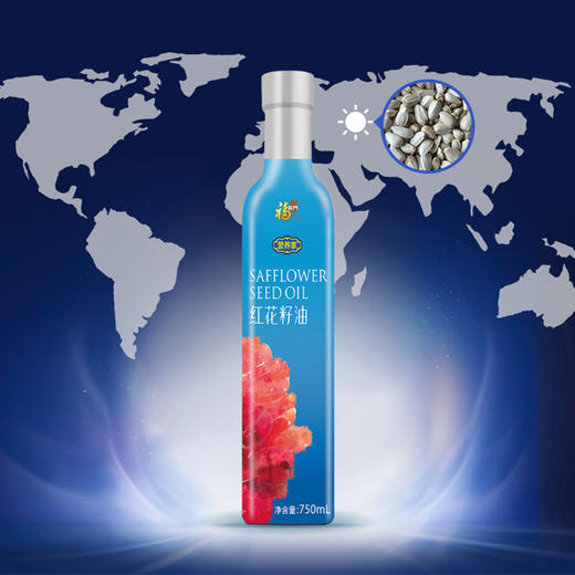 中粮福临门营养家红花籽油礼盒750ml*2 商品图2