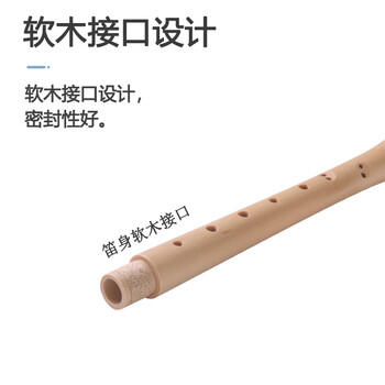 奇美8孔木笛高音英式八孔木质竖笛 课堂乐器 树脂盒包装 带教材 商品图2