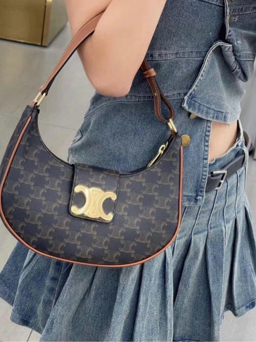 Celine 搭扣 老花 新款 豌豆 腋下包 商品图1