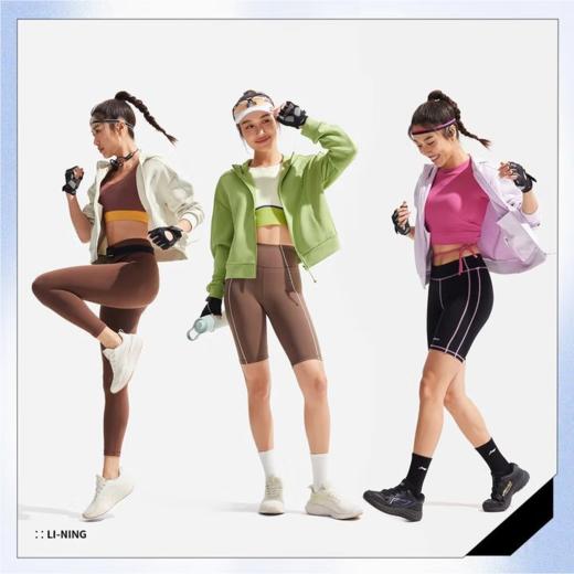 李宁女子2025运动外套连帽卫衣外套AWDV066-9 商品图1