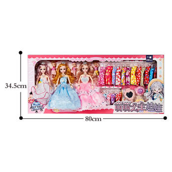 迪漫奇换装娃娃洋娃娃玩具女孩玩偶公主换装3-6岁过家家儿童生日礼物 商品图6