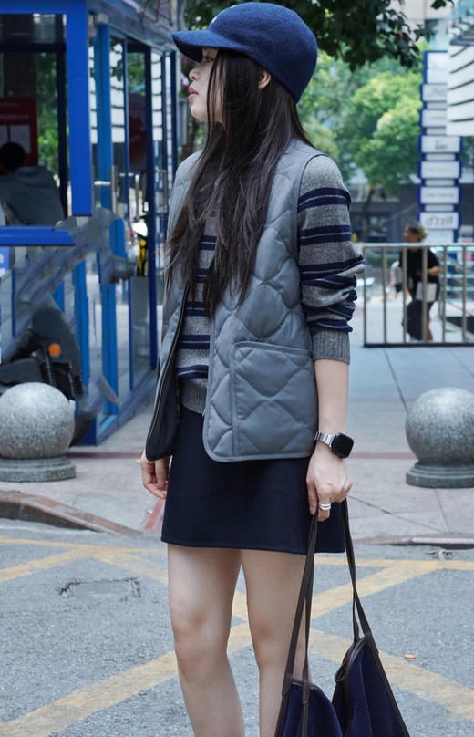 【高品质私服】【IC羊毛混纺平纹布羽绒马甲】精纺羊毛 混纺面料，精致光滑有弹性G1576-CC【无标出货 介意慎拍】 商品图0