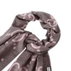 古池 灰粉色双面提花双面围巾 商品缩略图5
