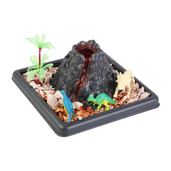 爸爸妈妈火山爆发喷发科学小实验套装包恐龙儿童玩具幼儿园学生diy手工 商品图5