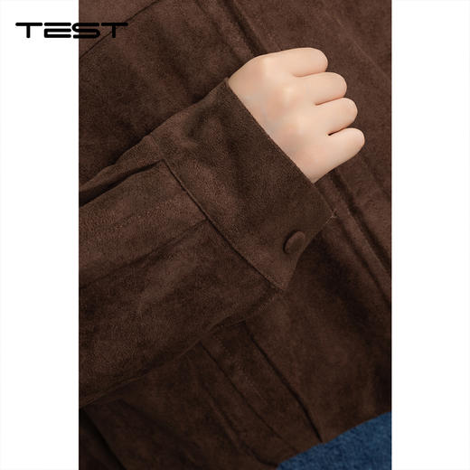 冬上新复古风潮棕色解锁百搭新look工装夹克2254083 商品图4