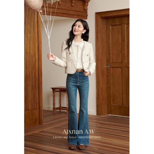 鹿向南「解锁温柔」法式气质衬衫秋季女装2025新款设计感长袖衬衣 商品图3