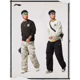 李宁男子2025套头运动卫衣AWDV031-6