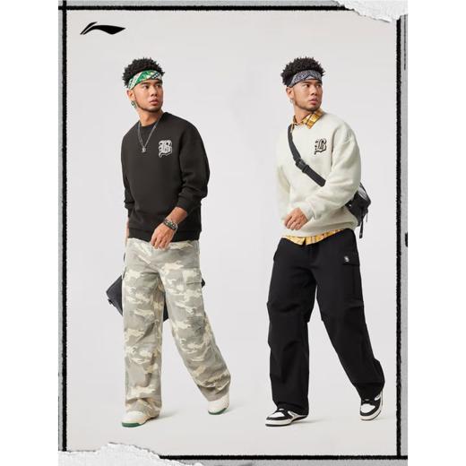 李宁男子2025套头运动卫衣AWDV031-6 商品图0