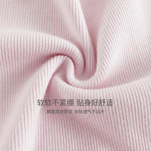 马克珍妮女童立体蝴蝶结软弹针织T恤2025年秋装新款551215 商品图3
