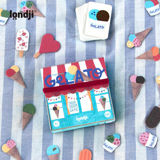 londji 冰激凌快手 桌游 适合4岁+ 小巧可爱的尺寸 便携易收纳-TG004U 商品图6