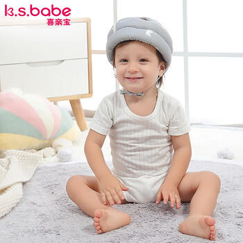 喜亲宝宝宝防摔帽婴儿防摔枕头部保护垫护头帽头盔（灰色皇冠） 商品图7