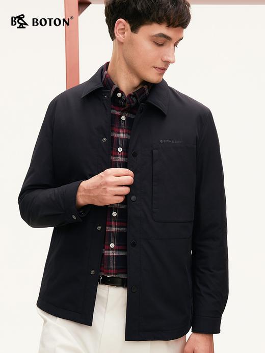 波顿男士秋冬利落不臃肿轻薄合身翻领羽绒服MC828324 商品图2