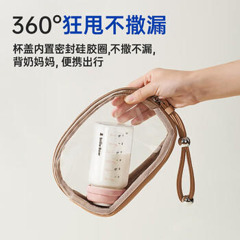 小白熊玻璃储奶瓶 新生儿婴儿宝宝奶瓶母乳保鲜存奶瓶180ML8653 商品图3