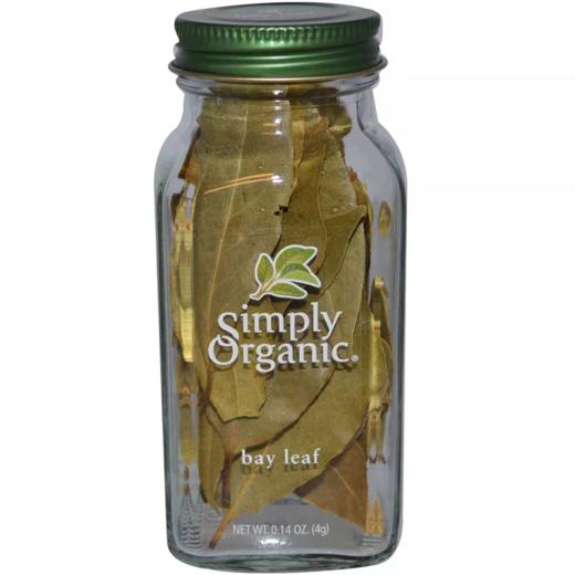 Simply Organic月桂叶4克膳食补充助于身体健康营养平衡 商品图0