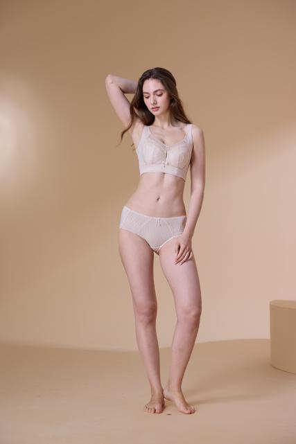 【第二件 0 元｜ 满2件 5 折】【C杯单件】【有红色】【秀黛】浅颂经典记忆圈拼棉杯文胸【有红色】S6110004C【门店同款】 商品图6