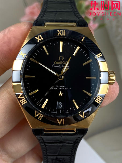 欧米茄 VS第五代星座系列 曼哈顿星座 黄金黑 男士腕表 丹东8900一体机 商品图3