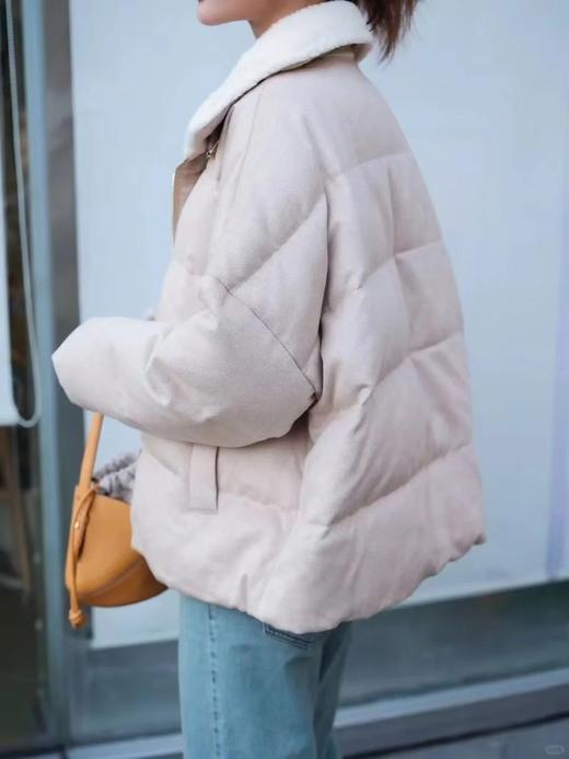 【高品质私服】【IC丝驼绒羽绒大衣羽绒服】柔软挺括富有光泽，绒面细腻，白鹅绒 | 绒朵大 | 蓬松饱满N1504-CC【无标出货 介意慎拍】 商品图4