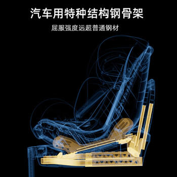 AVOVA儿童安全座椅360度旋转0-4-7岁宝宝椅汽车用小旋风i-Size考拉灰 商品图0