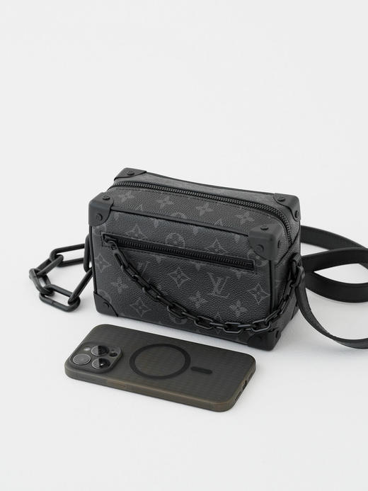 驴家 mini soft trunk 黑花链条包（JPH） 商品图4