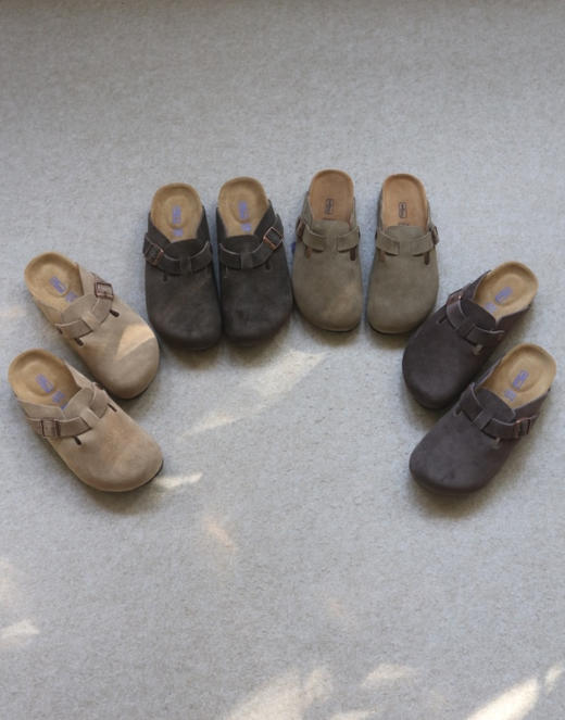 砰噌呛 有情况 哈！女段 BK Boston 软木底 包脚款 拖鞋 4色入 商品图0