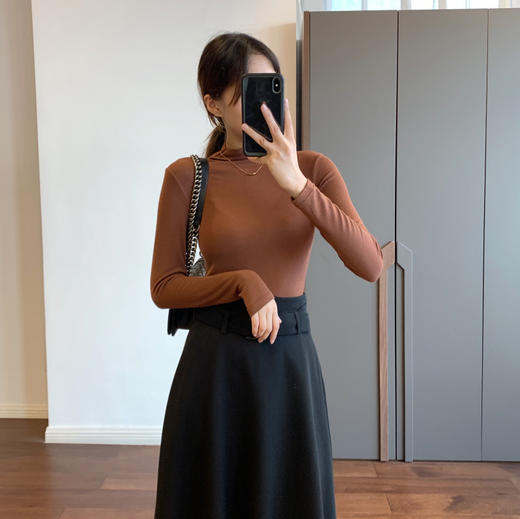 【 79元2件】轻梵羊绒蛋白精华羊打底｜发热免烫显瘦，长袖女款打底衫 商品图3