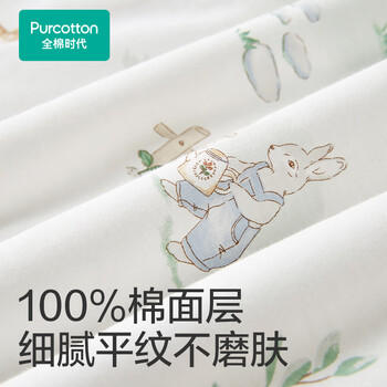 全棉时代婴儿抱被纯棉包被新生儿宝宝秋冬厚款包被产房襁褓 灵风寻意90CM 商品图0