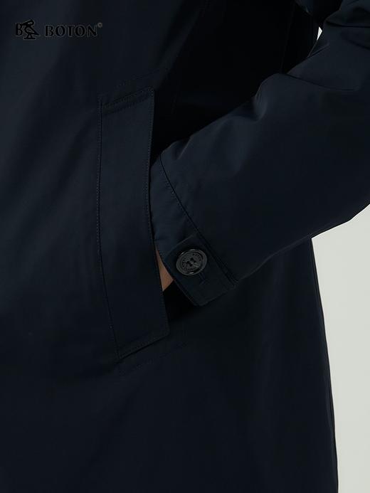 波顿男士春秋中长薄棉衣利落耐穿拒水不易皱合身美式休闲款MJ987523 商品图2