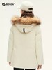 波顿女士秋冬暖奢显瘦85绒子拒水可拆卸毛领合身中长款羽绒服LC763524 商品缩略图3