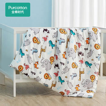 全棉时代儿童空调被纱布夹纯棉被芯开学幼儿园宝宝棉被四季通用1.2x1.5m 商品图2
