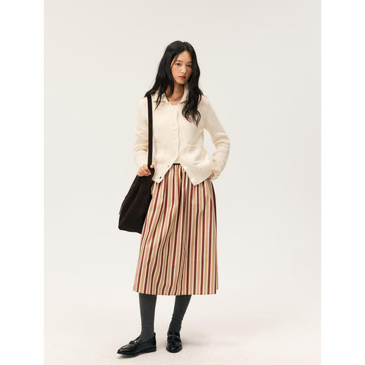 HeyDress高领复古羊毛开衫 商品图1