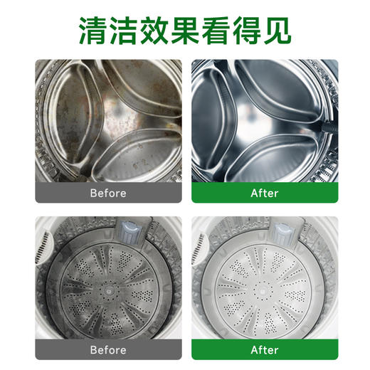 【涤戈 洗衣机除菌清洁液】一键清洁 排出多年污垢 除菌+去味+清洁+除垢+养护+清新 6合1温和配方不伤机 一瓶多用 不用热水无需浸泡 250ml/瓶 商品图4