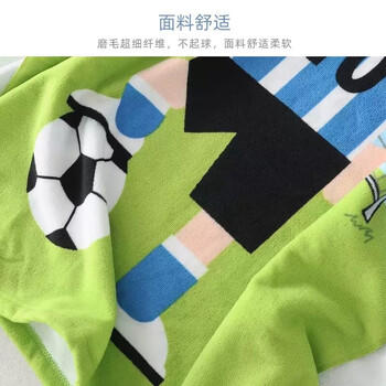 9i9儿童浴袍宝宝浴巾连帽斗篷夏季薄浴室沙滩可穿吸水披风卡通恐龙 商品图1