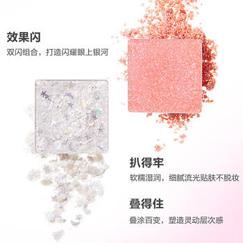 红色小象宇宙奇趣双色眼影(盾)儿童化妆品舞台妆女生表演专用节日礼物 商品图0